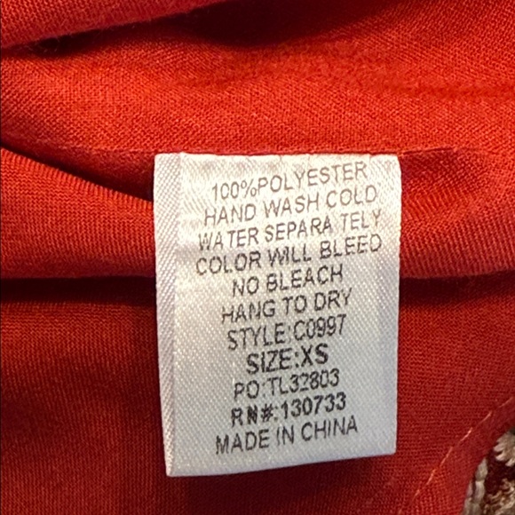 altar’d state Vermillion Suedeed  Embroidered Skirt - Picture 10 of 13